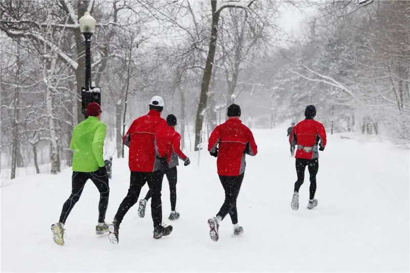 Festival Montreal pada bulan Maret 2017 termasuk pertunjukan lari Le Salon de la course pied