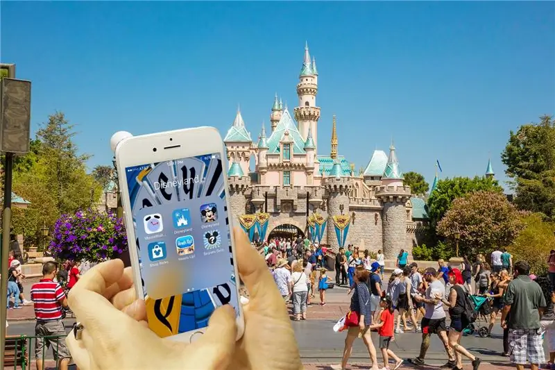 Beste iPhone-apper for Disneyland California