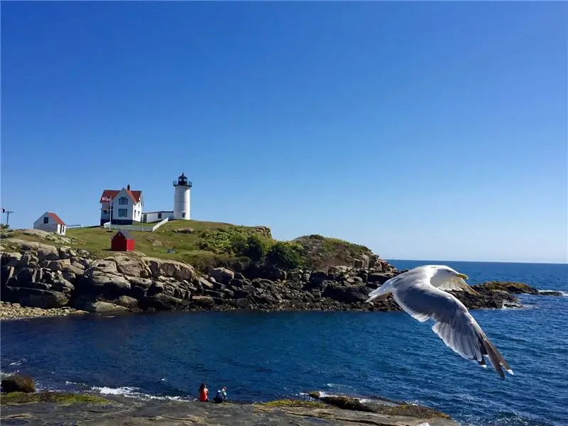 Cape Neddick Lighthouse er Maines mest fotograferede